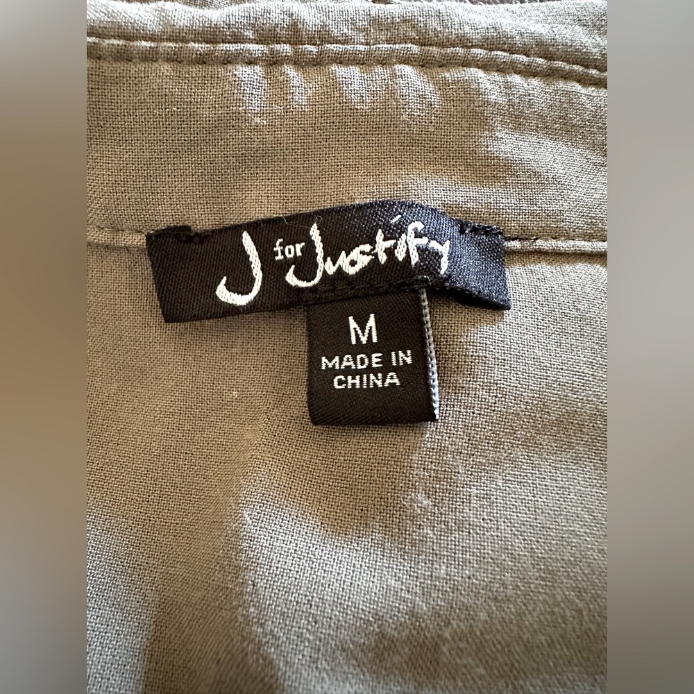 J For Justify Women’s 3/4 Sleeve Tunic Dress - Picture 3 of 6